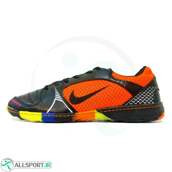 کفش فوتسال نایک طرح اصلی Nike IC Vapor Black Orange